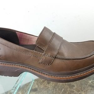 Timberland Waterproof Brown Leather Slip Clogs 6M